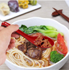 Muỗng thìa ăn phở múc canh đen đỏ nhựa cao cấp