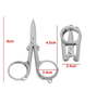 Kéo cắt mini gấp gọn bỏ túi, an toàn, tiện lợi làm thủ công, mang đi du lịch