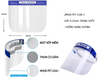 Kính chống giọt bắn Face Shield, kính bảo bộ phòng chống bụi và vi khuẩn nhựa Mika trong suốt, an toàn