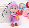 Móc khóa búp bê mini xinh xắn cho bé, thời trang siêu cute
