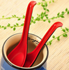 Muỗng thìa ăn phở múc canh đen đỏ nhựa cao cấp