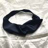 Băng đô Turban vải lụa trơn phi bóng thời trang tạo kiểu tóc
