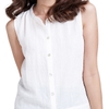 Áo Linen Không Tay Nữ Hity TOP026 - Trắng