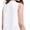 Áo Linen Không Tay Nữ Hity TOP026 - Trắng