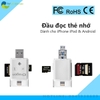 Đầu đọc thẻ đa năng iDragon cho iPhone/iPad đọc được thẻ SD và micro SD - Bảo hành 3 tháng - Shop Thế giới điện máy