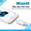 Đầu đọc thẻ đa năng iDragon cho iPhone/iPad đọc được thẻ SD và micro SD - Bảo hành 3 tháng - Shop Thế giới điện máy