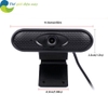 Webcam HD 1080P Không Driver, Lấy Nét Tự Động Tích Hợp Micro & Cổng USB Cho Laptop và PC