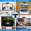 Webcam HD 1080P Không Driver, Lấy Nét Tự Động Tích Hợp Micro & Cổng USB Cho Laptop và PC