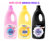 Nước xả vải America Fresh hương hoa ngát thơm mềm vải 2L (hương tùy chọn)