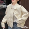 Crème Leather Jacket