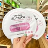 Set 10 Mặt Nạ Vita Genic Jelly Mask Pore Tightening - màu hồng- kiểm soát nhờn, se khít lỗ chân lông