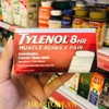 VIÊN UỐNG TYLENOL 8HR MUSCLE ACHES & PAIN 650MG - 100 VIÊN