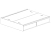 THÂN GIƯỜNG 4 HỘC KÉO - HIỆN ĐẠI ĐƠN GIẢN - TG07AC