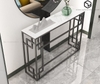 Bàn Console Paunili Đá Trắng Chân Sắt Đen - BTT109.3