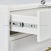 Tab Đầu Giường 1 Hộc Kéo Màu Đen Chân Sắt Sơn Màu Đen - TĐG41