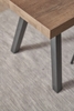 Bàn Ăn Chữ Nhật Robert Màu Gỗ Laminate, Chân Sắt Đen - TD027B