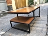Bàn Trà Mặt Gỗ Chân Sắt Hiện Đại Đơn Giản - BT38