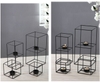 Khung Sắt Vuông Đặt Nến Trang Trí Hiện đại Tối Giản 20.5 x 9.5cm