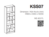 KỆ SÁCH ĐỨNG KSS07
