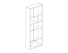 KỆ SÁCH ĐỨNG ĐẶT SÀN ĐƠN GIẢN HIỆN ĐẠI - KSD08