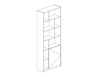 KỆ SÁCH ĐỨNG ĐẶT SÀN ĐƠN GIẢN HIỆN ĐẠI - KSD09