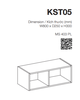 KỆ SÁCH TREO TƯỜNG KST05