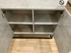 Tủ Console 2 Cánh Mở 3 Hộc Kéo Gỗ Giả Bê Tông