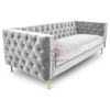 Ghế Sofa Tân Cổ Điển Bọc Nhung Chân Inox Cao Cấp - SOFA03E