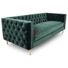 Ghế Sofa Tân Cổ Điển Bọc Nhung Chân Inox Cao Cấp - SOFA03A