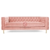 Ghế Sofa Tân Cổ Điển Bọc Nhung Chân Inox Cao Cấp - SOFA03D