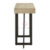 Bàn Console Mặt Bàn Gỗ Chân Sắt Sơn Đen Vintage - BTT74A