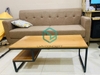 Bàn Trà Mặt Gỗ Chân Sắt Hiện Đại Đơn Giản - BT38