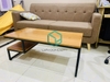 Bàn Trà Mặt Gỗ Chân Sắt Hiện Đại Đơn Giản - BT38