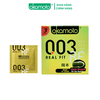 Bao Cao Su Okamoto 0.03 Real Fit Mỏng Với Khả Năng Co Rút Giúp Ôm Sát Hộp 3 cái