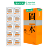 Bao Cao Su Okamoto Skinless Skin Orange Lubricative Hương Cam Hộp 10 Cái