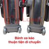 Bao hộp Qinglong nhựa PU bóng có bánh xe - 3 ngăn - 1m3