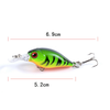 Cá giả Crankbait Wei C0062 thìa vuông	(5,2cm-4,4g)