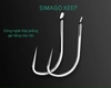 Lưỡi đơn Simago Keep (không ngạnh)