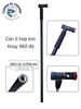 Cán ô lệch tâm xoay 360