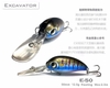Cá giả Crankbait E50 (12.5g-50mm-2.5m)