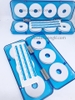 Hộp bánh trục xốp xanh trong
