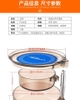 Bát trộn mồi nam châm LQ R06 nâu trong (20.5x10-665g)