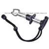 Kẹp cá tay xốp đen ngắn (18cm)