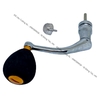 Tay quay máy câu Inox núm xốp đen