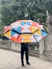 Ô câu cá Qinglong hoạ tiết Nửa hình tròn