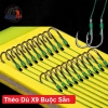 Thẻo Dù đôi X9 Xanh, buộc sẵn lưỡi IZU ( Xốp Vàng)