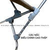 Ghế gấp Daisy tựa lưng điều chỉnh cột sống (kèm túi đựng)