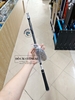 Gậy vẩy Mồi + Trục cán vân đen 90cm (Thu gọn 55cm)