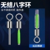 Khoá số 8 xoay làm trục không nút thắt