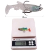 Mồi mềm Cá gắn sẵn lưỡi (8.5cm-13g) Vỏ trong